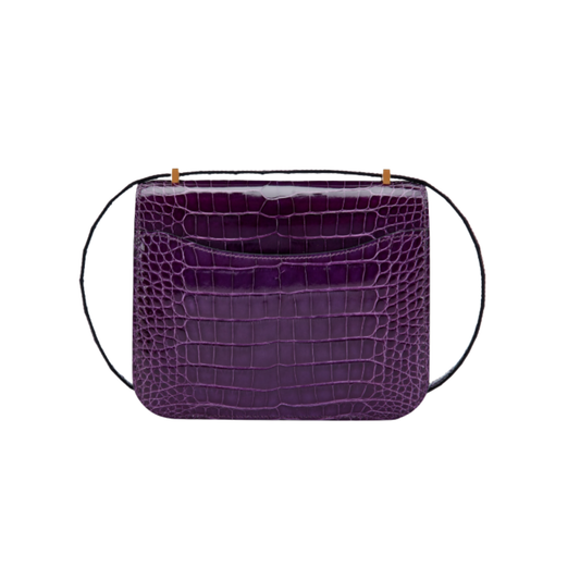 Refined Constance 18 Purple Alligator Bag - view 2