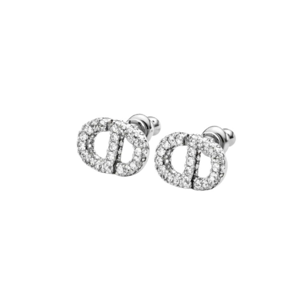 Everyday-Luxe Crystal Stud Earring Si Er - view 3