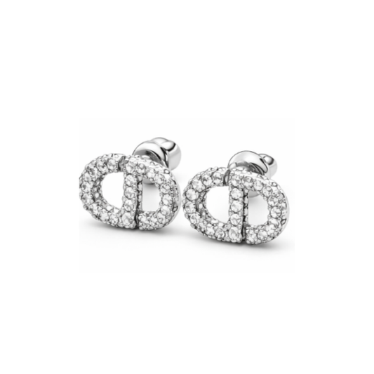 Everyday-Luxe Crystal Stud Earring Si Er - view 2