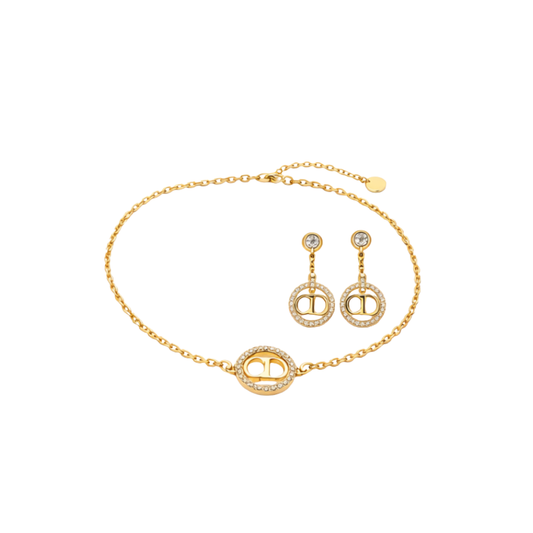 Elegant Crystal Set Gold - view 2