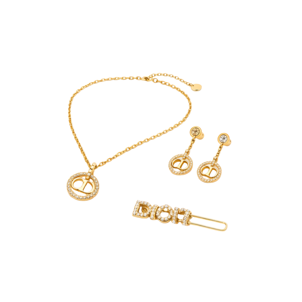 Elegant Crystal Set Gold - view 3