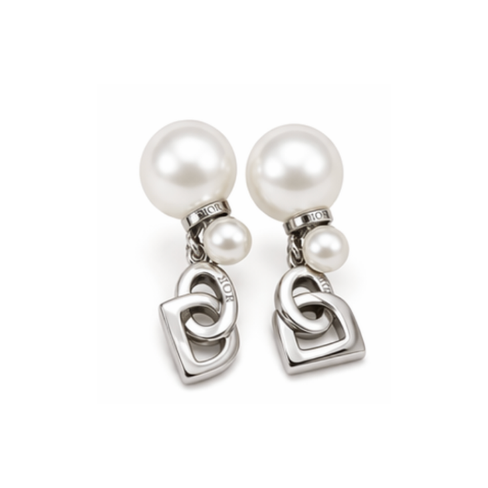 Clean-Finish Cd Navy Pearl Earrings Si Er - view 3