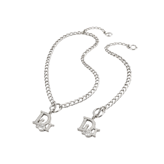 Minimal-Luxe Oblique Charm Bracelet Si Er - view 2