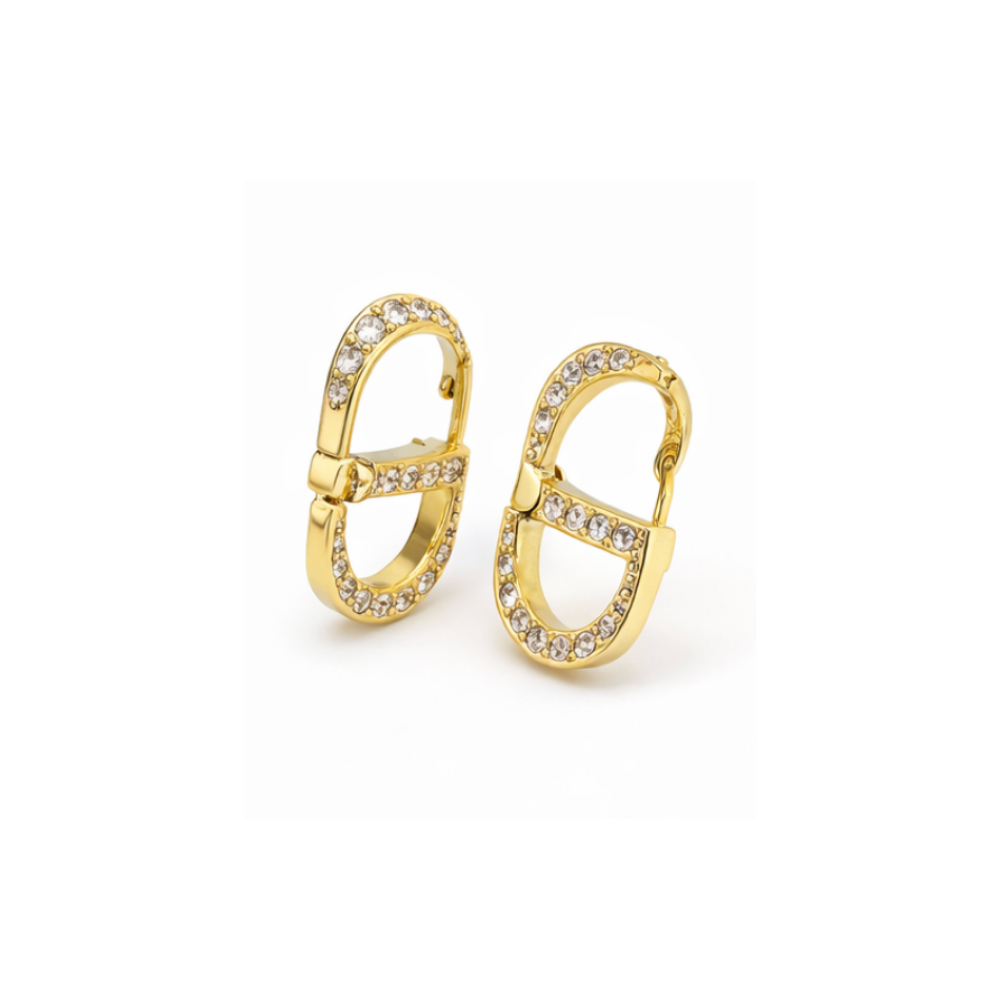 Refined Pearls Earrings Gold - view 3