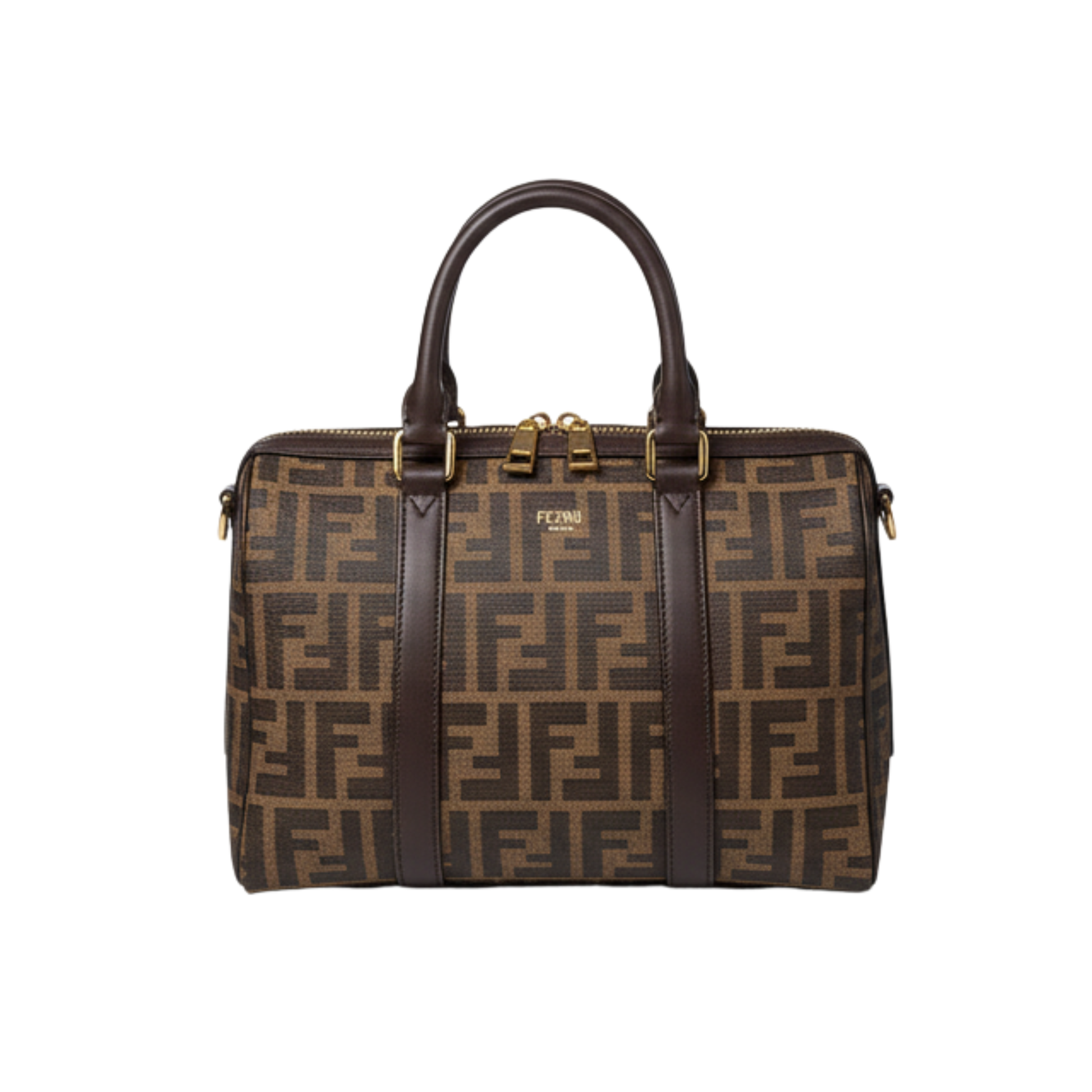 Minimal-Luxe Boston 365 Medium Brown Bag