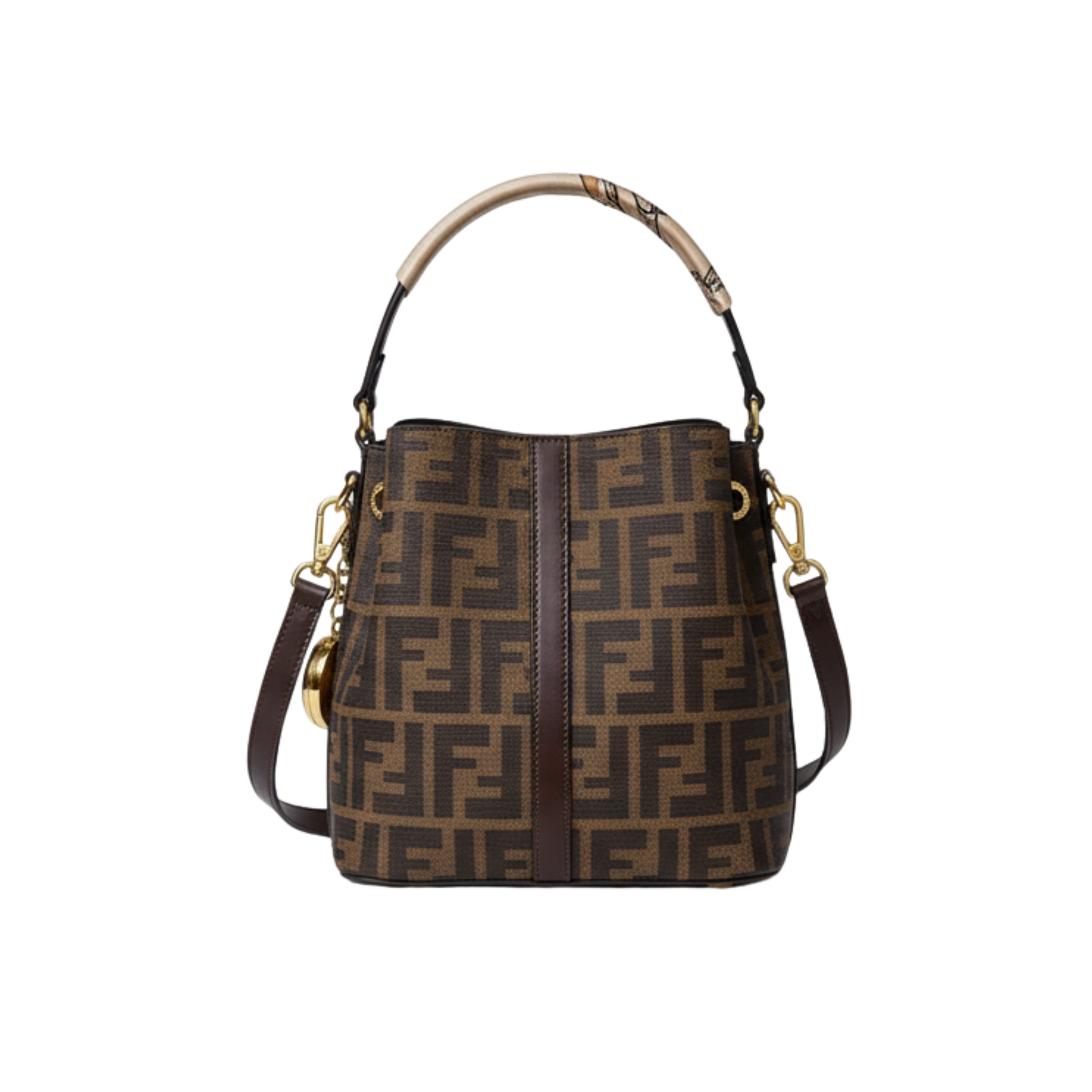 Premium-Look Boston 365 Medium Brown Black Bag - view 3