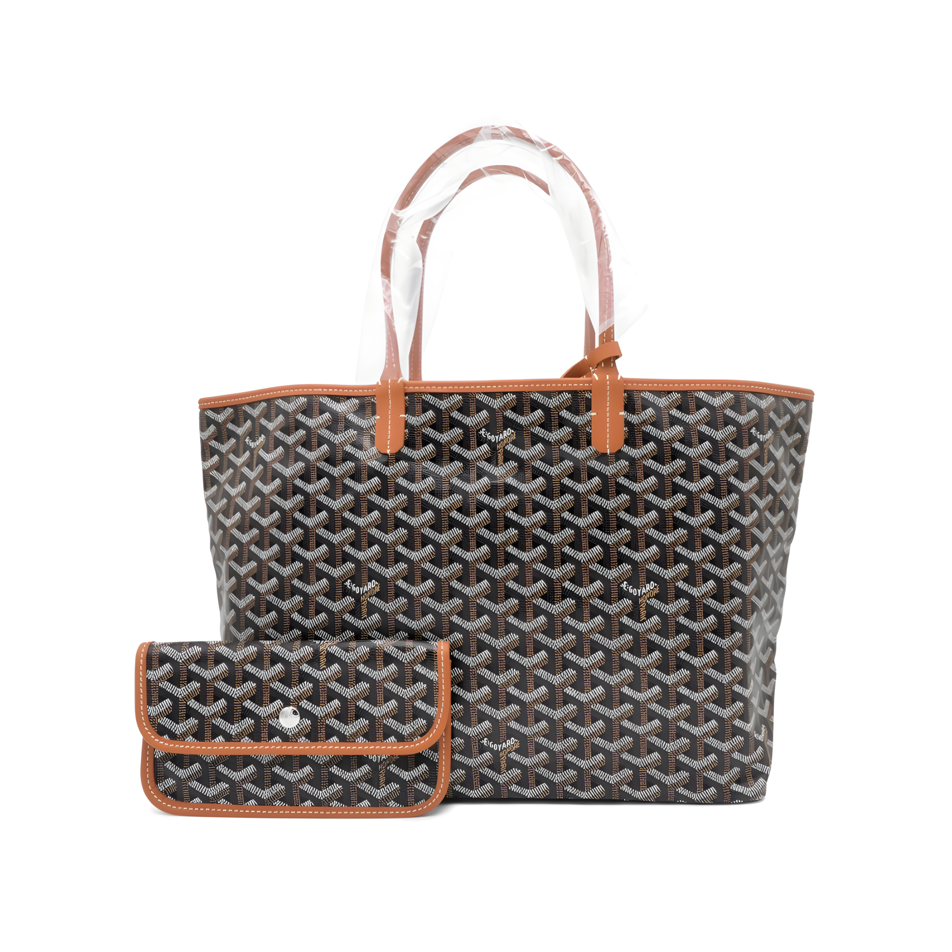 Polished Saint Louis Pm Black Brown Bag