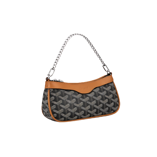 Refined Hirondelle Pm Grey Camel Bag - view 2