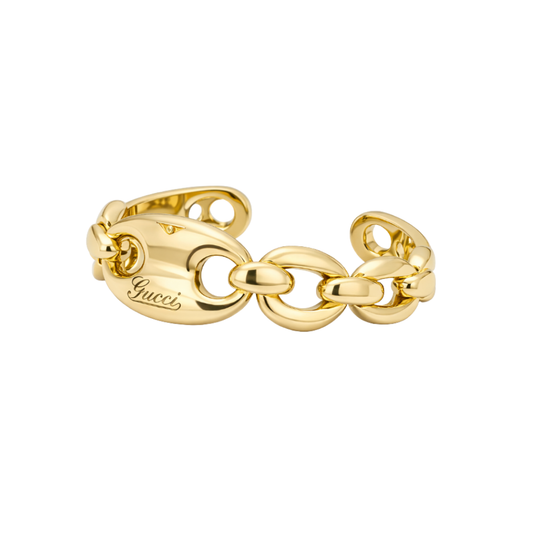 Dressy Oversized Link Bracelet Gold