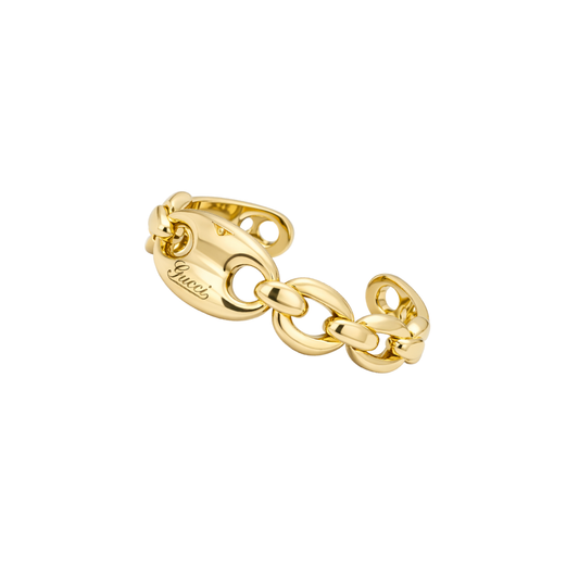 Dressy Oversized Link Bracelet Gold - view 2