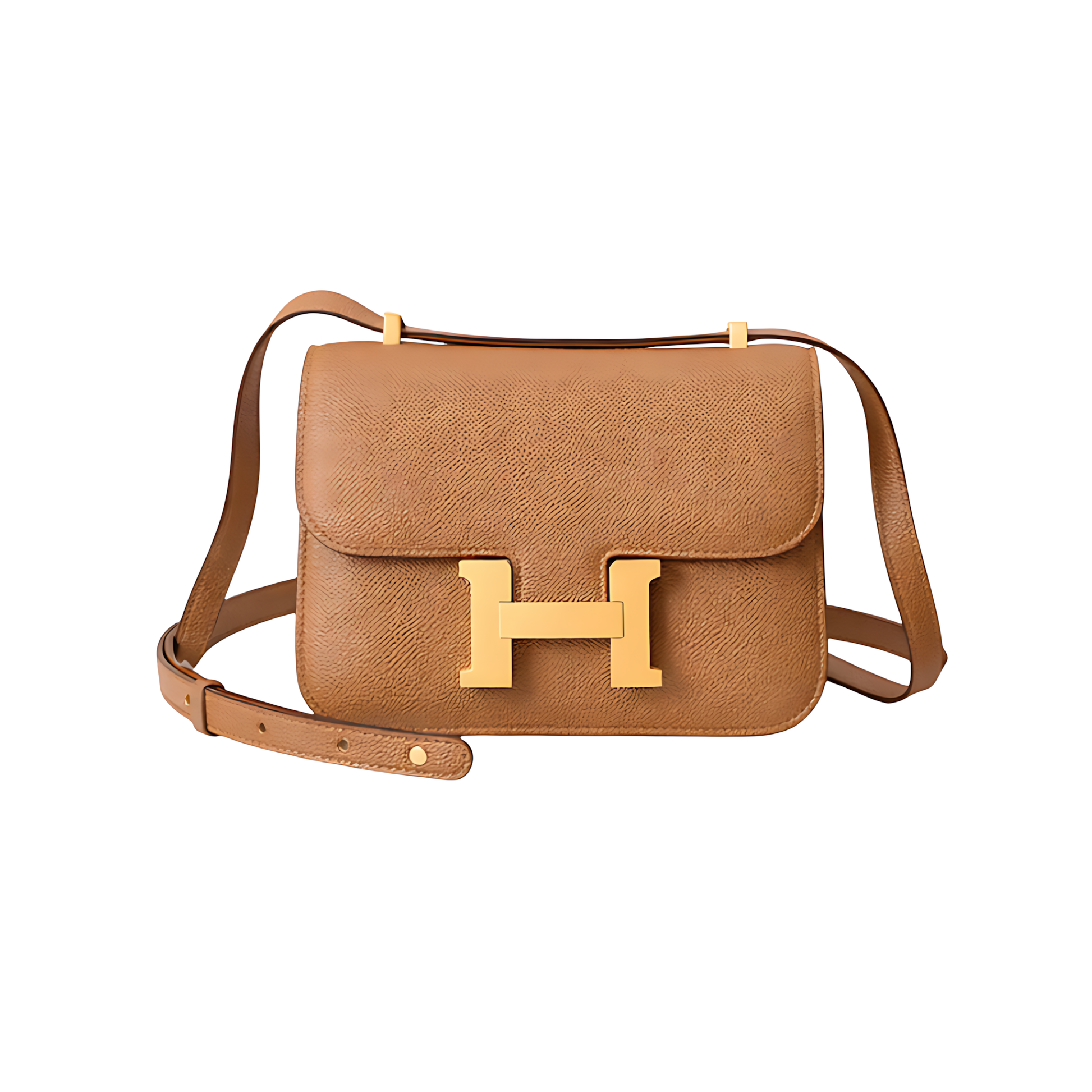 Minimal-Luxe Constance 18 Trench Brown Bag