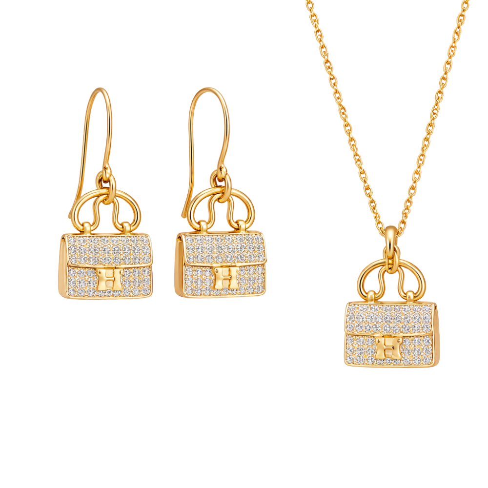Modern Farandole Necklace Bracelet Set Si Er