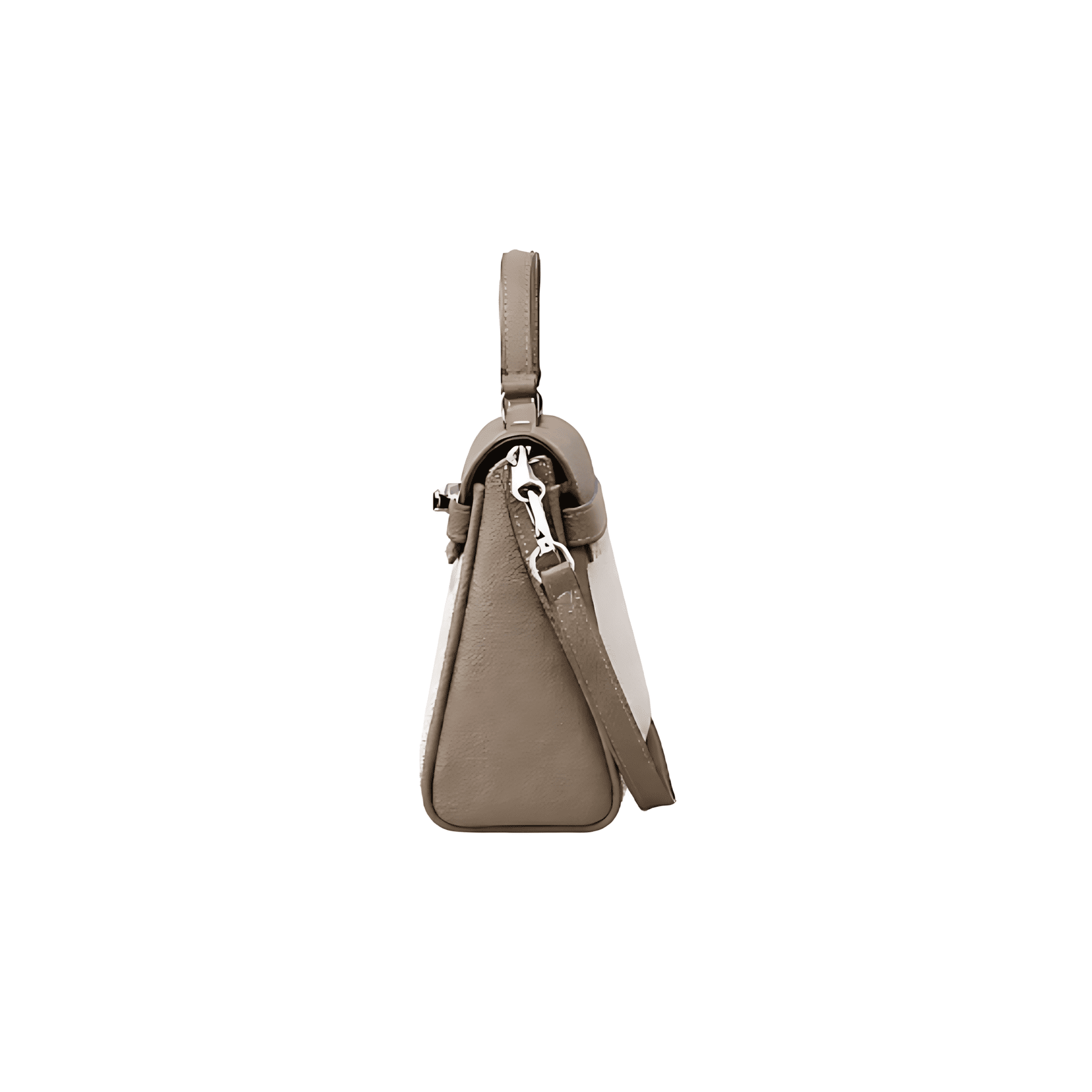 Modern Structured Top-Handle II Sellier 28 Toile H Étoupe Bag - view 2