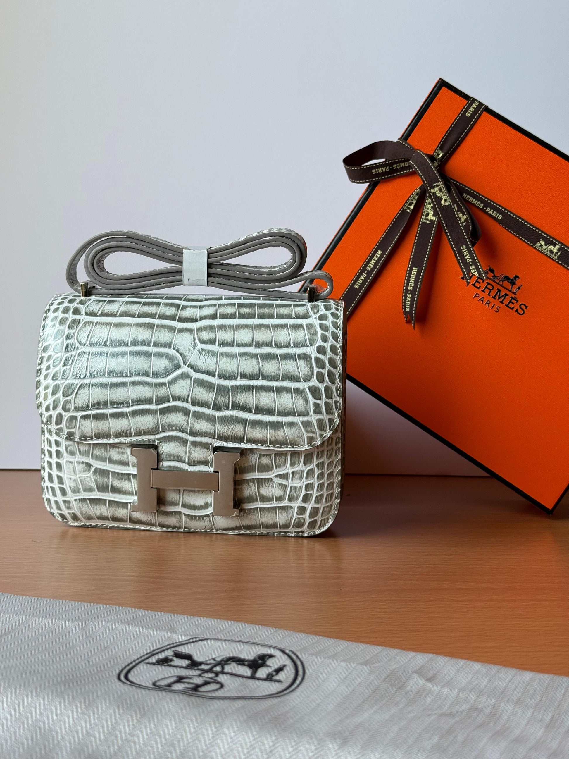 Elegant Constance 18 Matte Crocodile Bag - view 4
