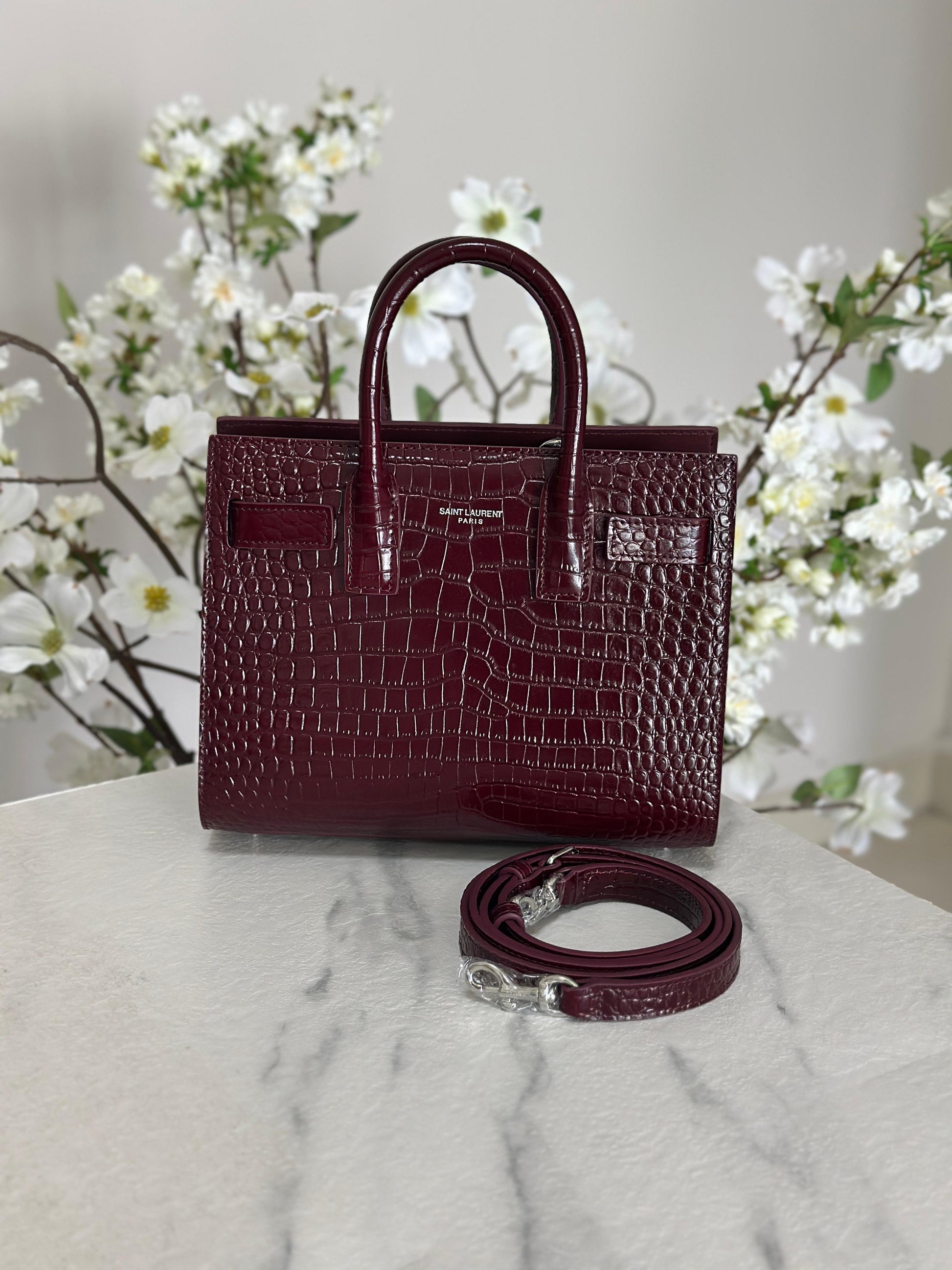 Detailed Sac De Jour Burgundy Bag - view 3