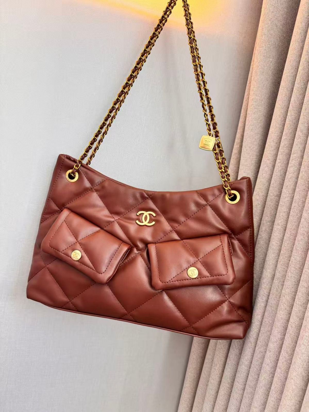 Timeless 25 Small Hobo Suede Burgundy Bag - view 4