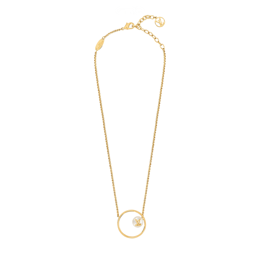 Sharp Eclipse Pearls Necklace Gold - view 2