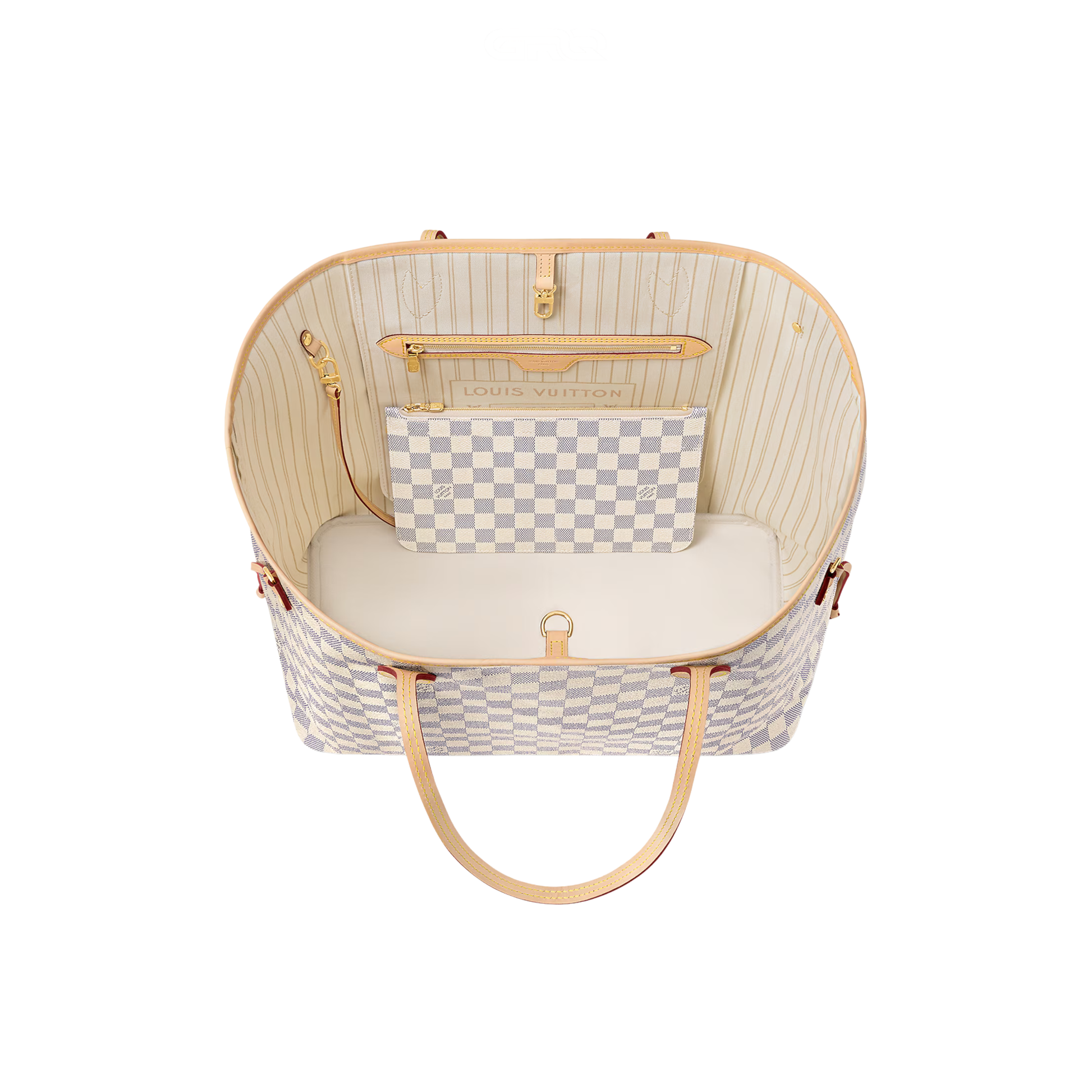 Sophisticated Everyday Tote Gm Damier Azur - view 3