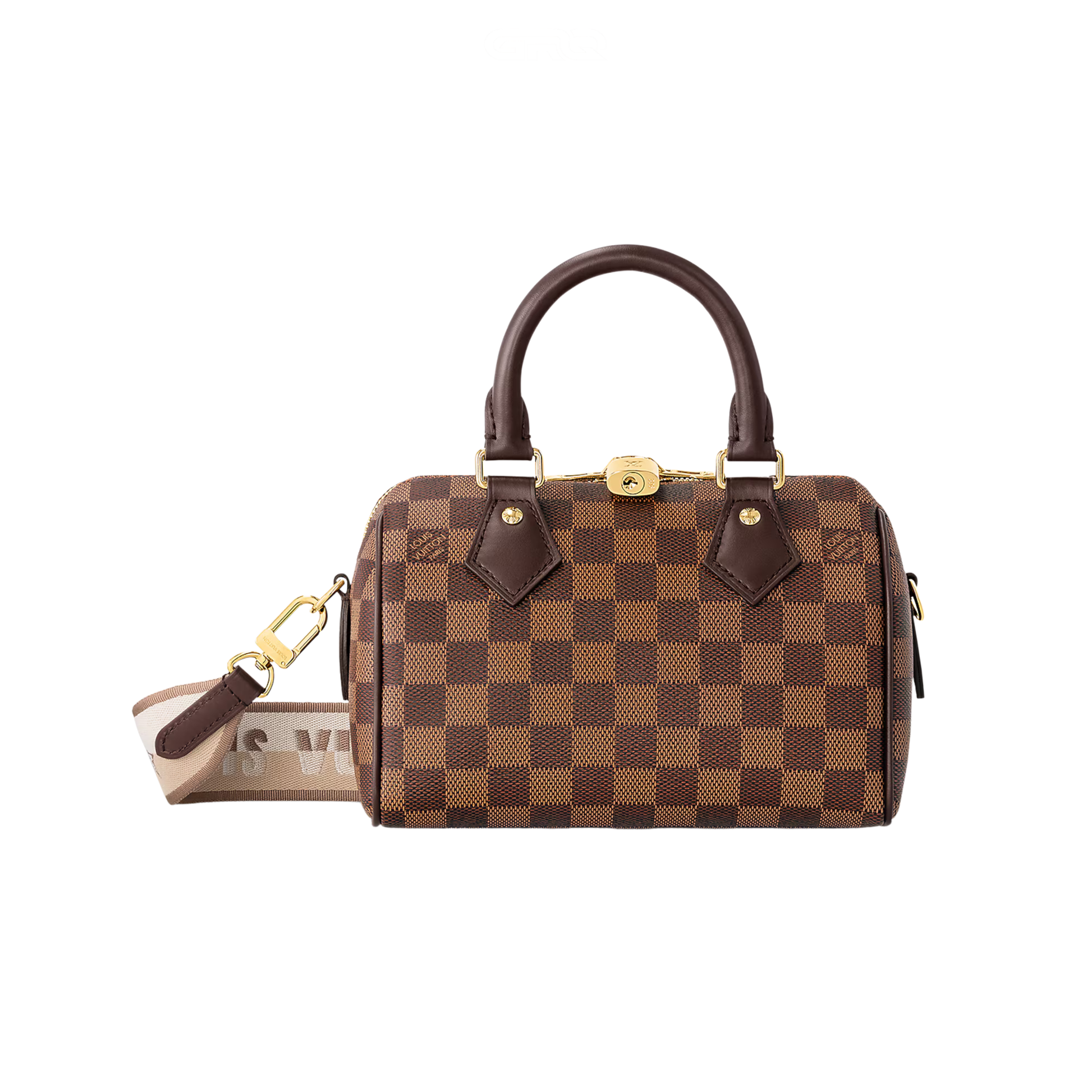 Clean-Finish Speedy Bandoulière 20 Damier Ebene Bag