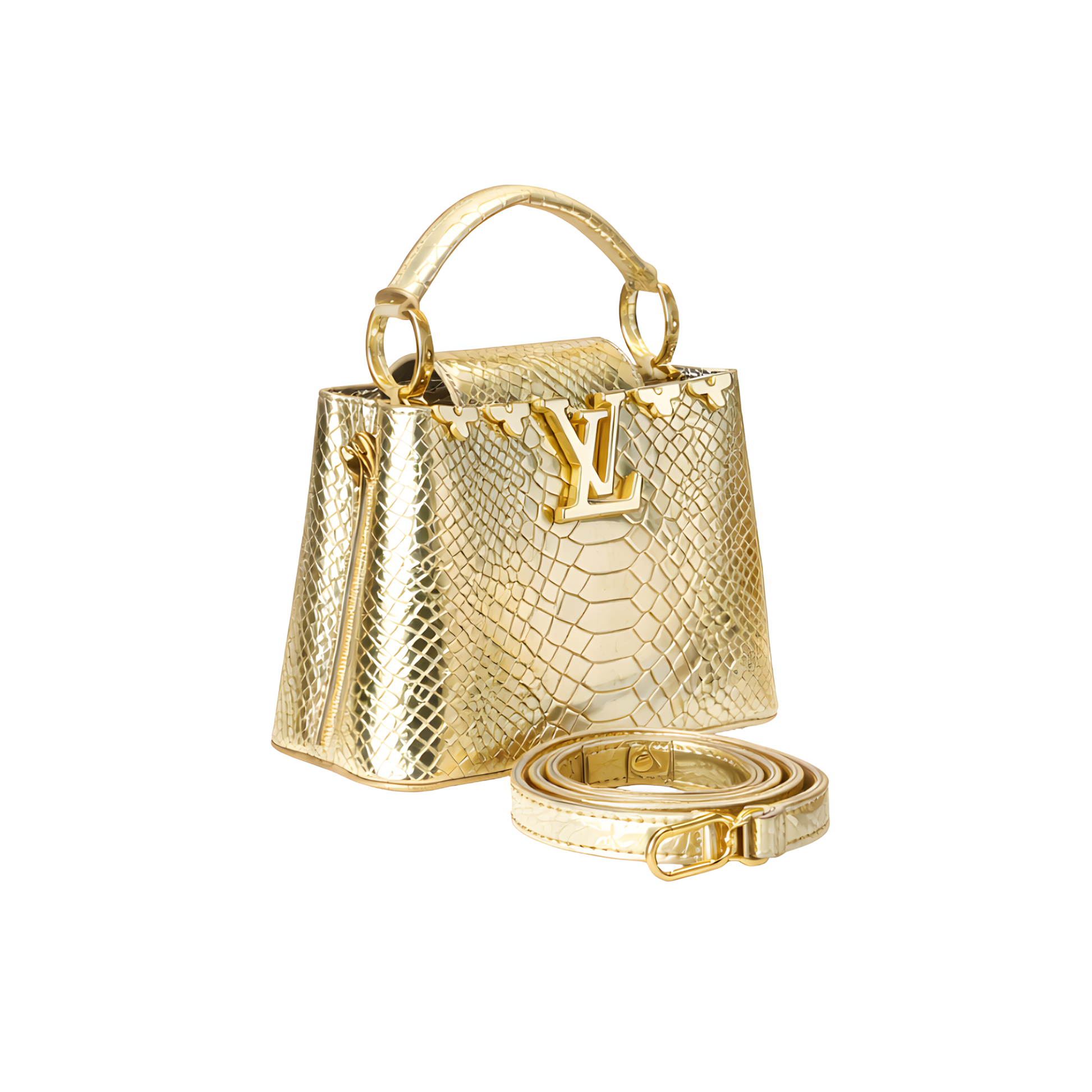 Minimal-Luxe Ć Ucines Taurillon Si Er Bag - view 2