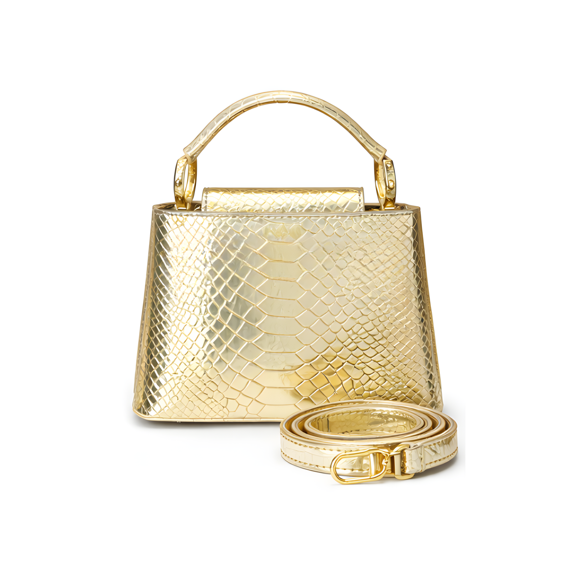Minimal-Luxe Ć Ucines Taurillon Si Er Bag - view 3