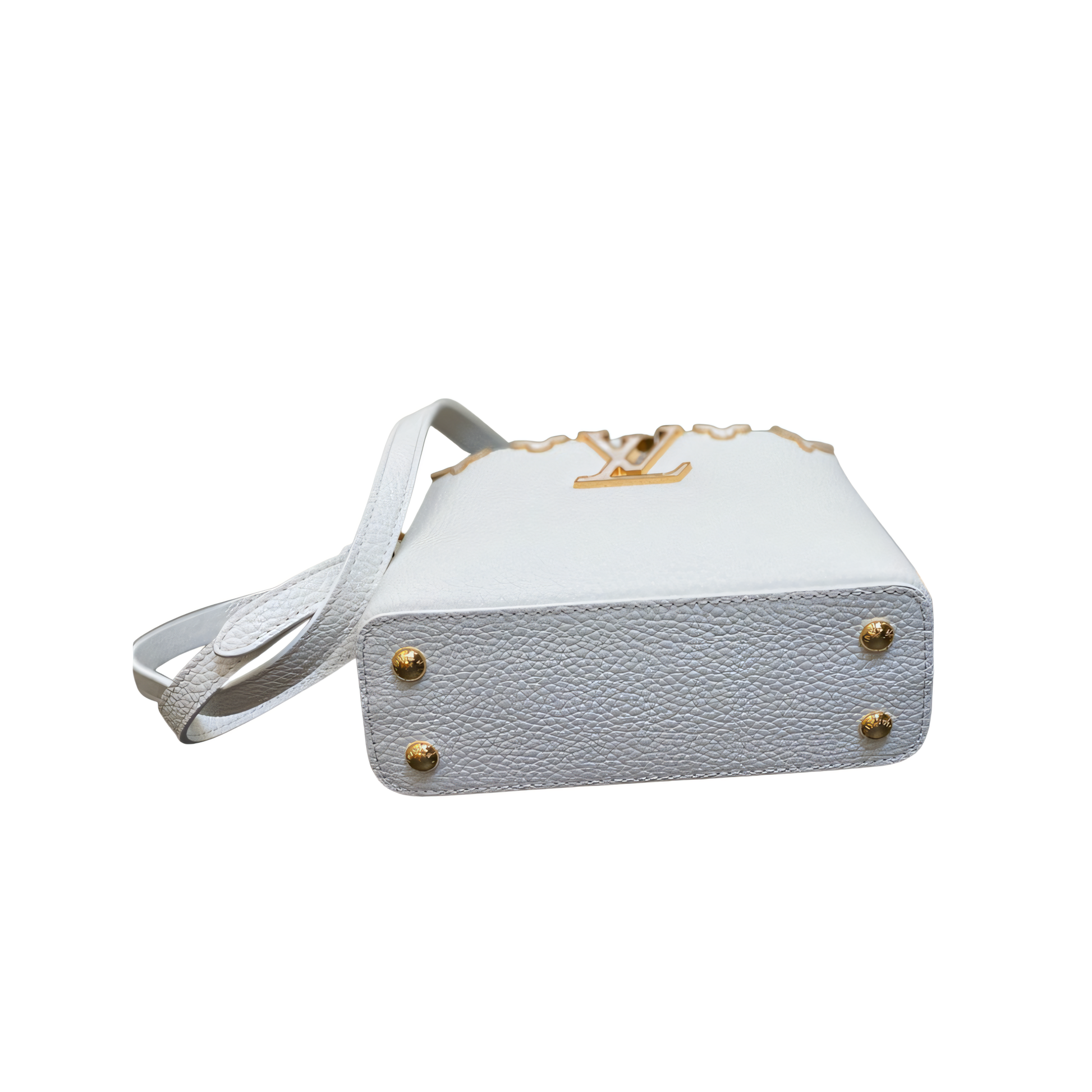 Sophisticated Ć Ucines Taurillon White Bag - view 2