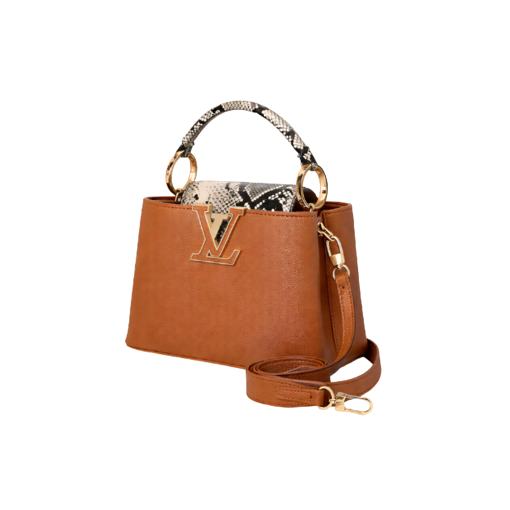 Detailed Ć Ucines Taurillon Brown Bag - view 2