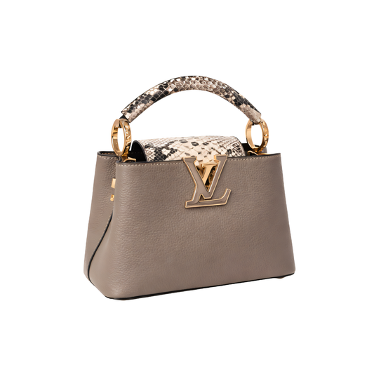 Refined Ć Ucines Steeple Grey Python Bag - view 2