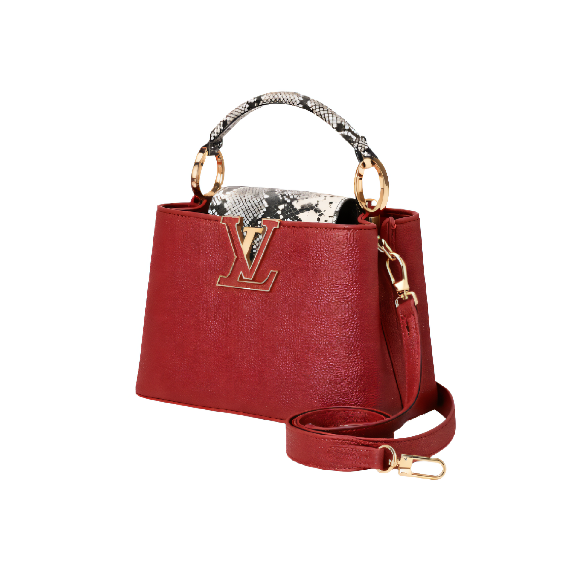 Statement Ć Ucines Taurillon Burgundy Bag - view 2