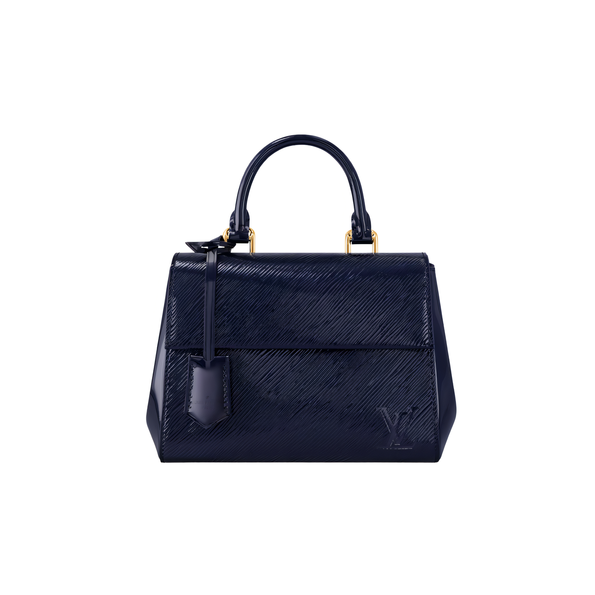 Clean-Finish Cluny Mini Epi Bordeaux Blue Bag