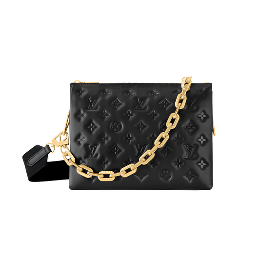 Polished Coussin Pm Lambskin Black Bag
