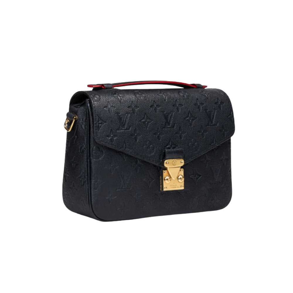 Elevated Pochette Metis Black Monogram Empreinte Leather Bag - view 3