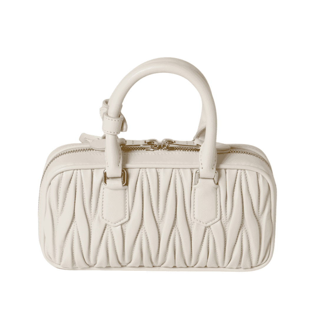 Dressy Miu Miu Arcadie Natelassé N Pa Leather Mini Bag - view 2