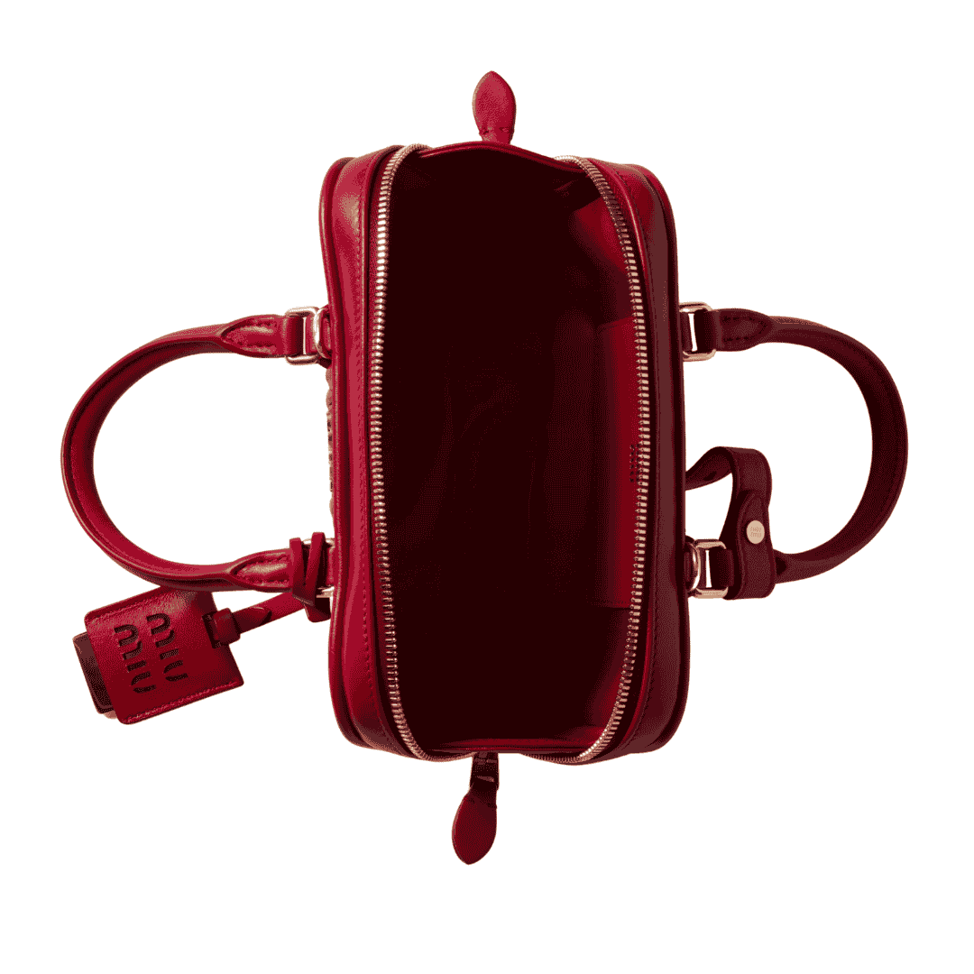 Minimal-Luxe Miu Miu Arcadie Matelassé N Pa Leather Mini Bag - view 3