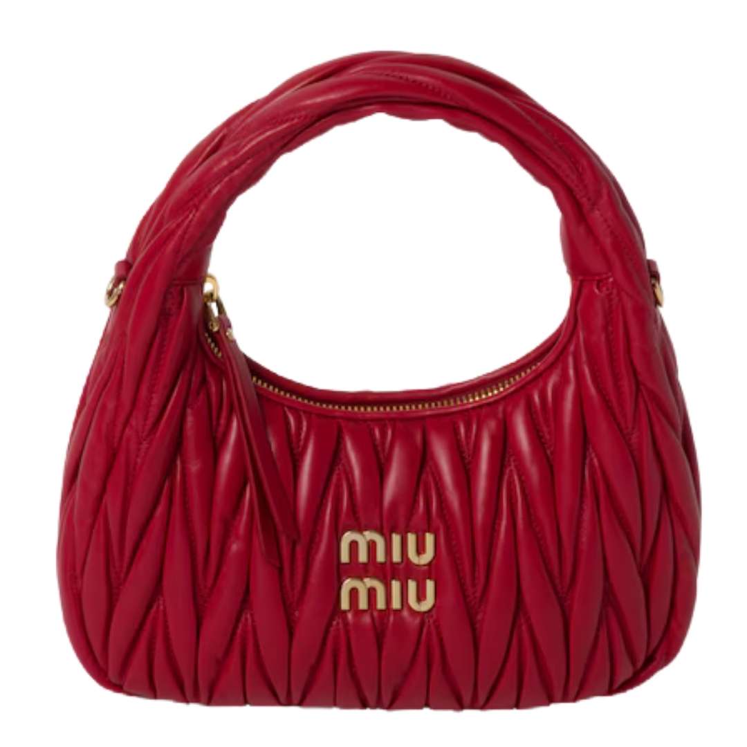 Everyday-Luxe Miu Miu Wander Shoulder Matelassé N Pa Leather Bag