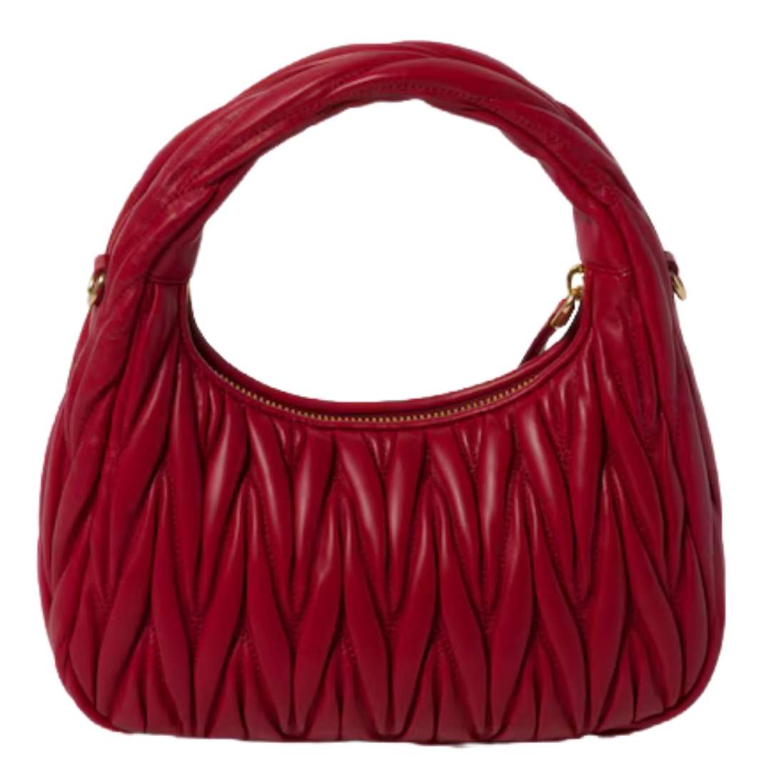 Everyday-Luxe Miu Miu Wander Shoulder Matelassé N Pa Leather Bag - view 4