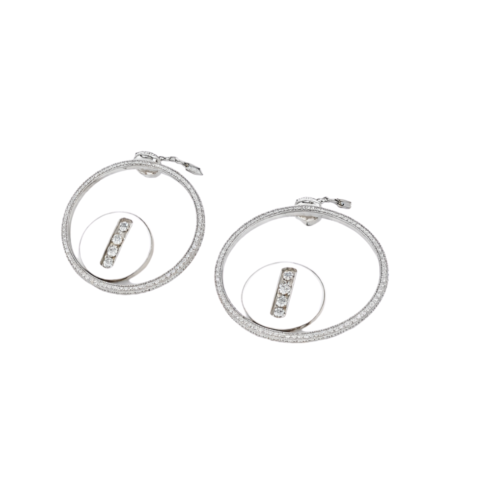 Modern Lucky Move Pavé White Gold Diamonds - view 2