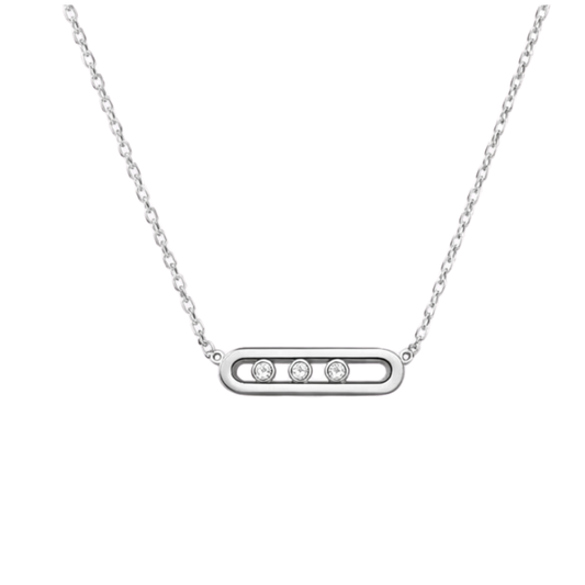Dressy Floating Stone Multi Motif Set White Gold Diamonds