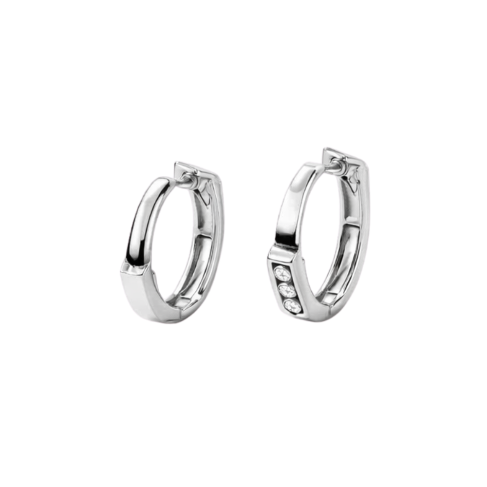 Everyday-Luxe Floating Stone Multi Motif Set White Gold Diamonds - view 2