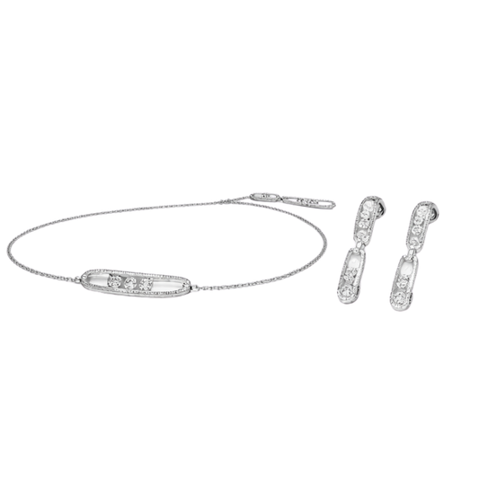 Minimal-Luxe Uno Pavé Yellow Gold Full Diamonds - view 2