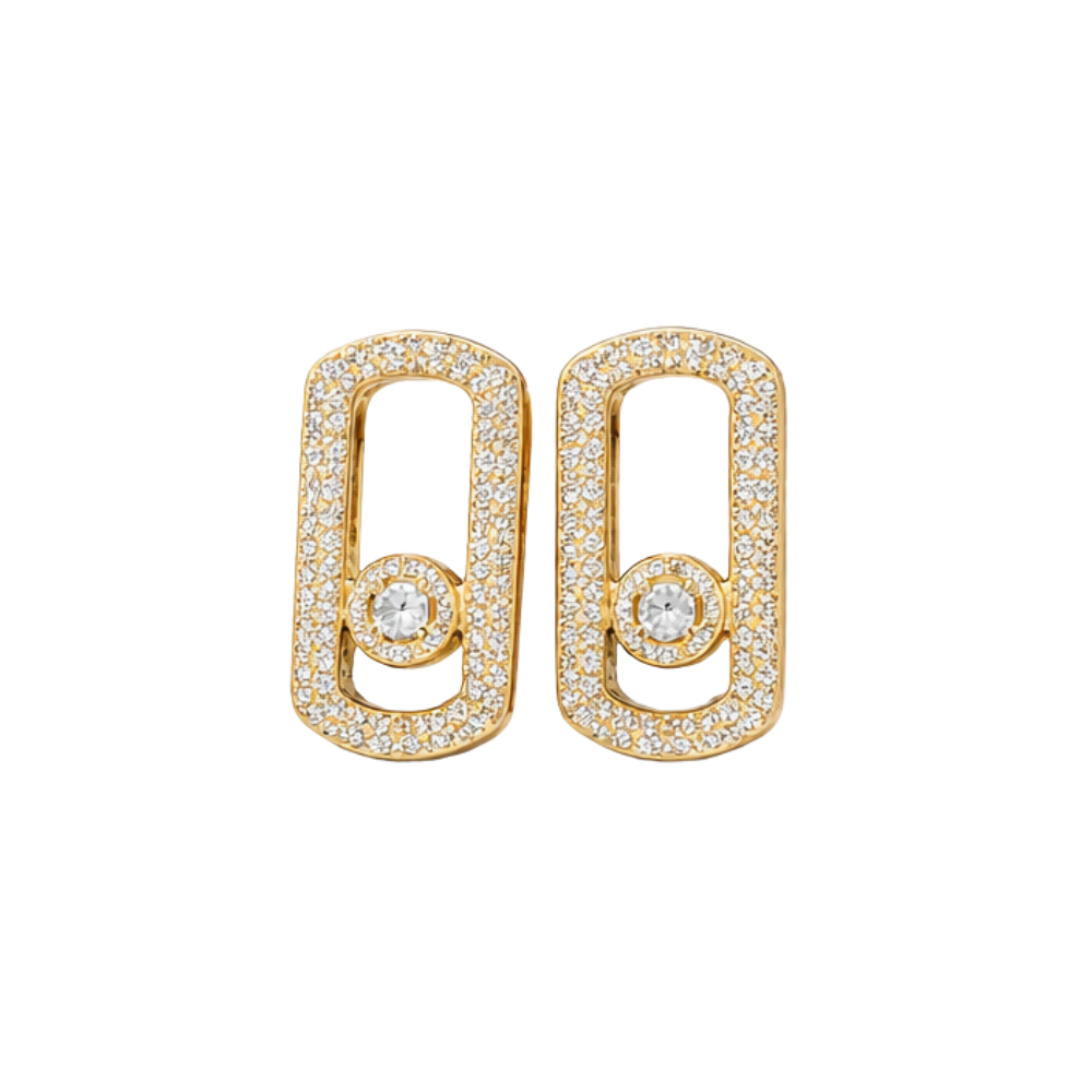 Clean-Finish Diamond Pave Yellow Gold Diamonds