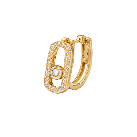 Clean-Finish Diamond Pave Yellow Gold Diamonds - view 2
