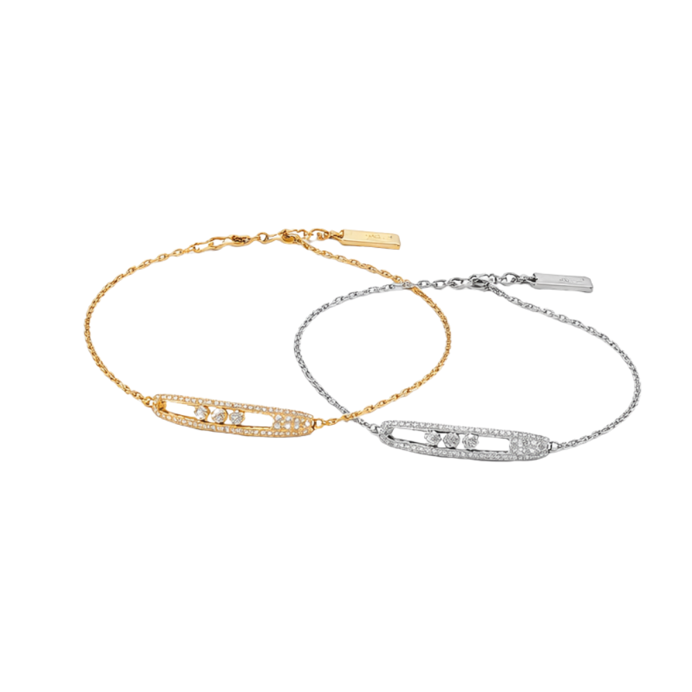 Timeless Twin Stone Toi Moi Rose Gold Diamonds