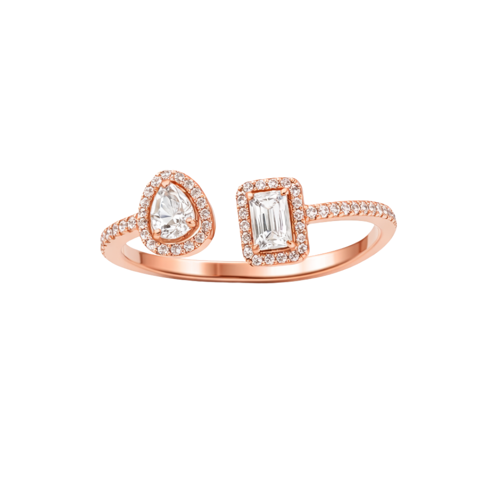 Statement Moi Set Rose Gold Diamonds - view 2