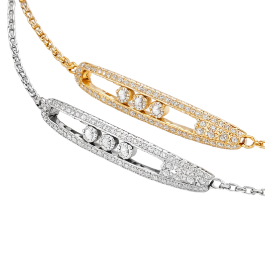 Timeless Twin Stone Toi Moi Rose Gold Diamonds - view 2