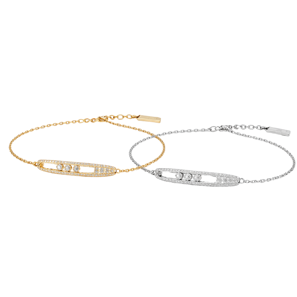 Timeless Twin Stone Toi Moi Rose Gold Diamonds - view 3