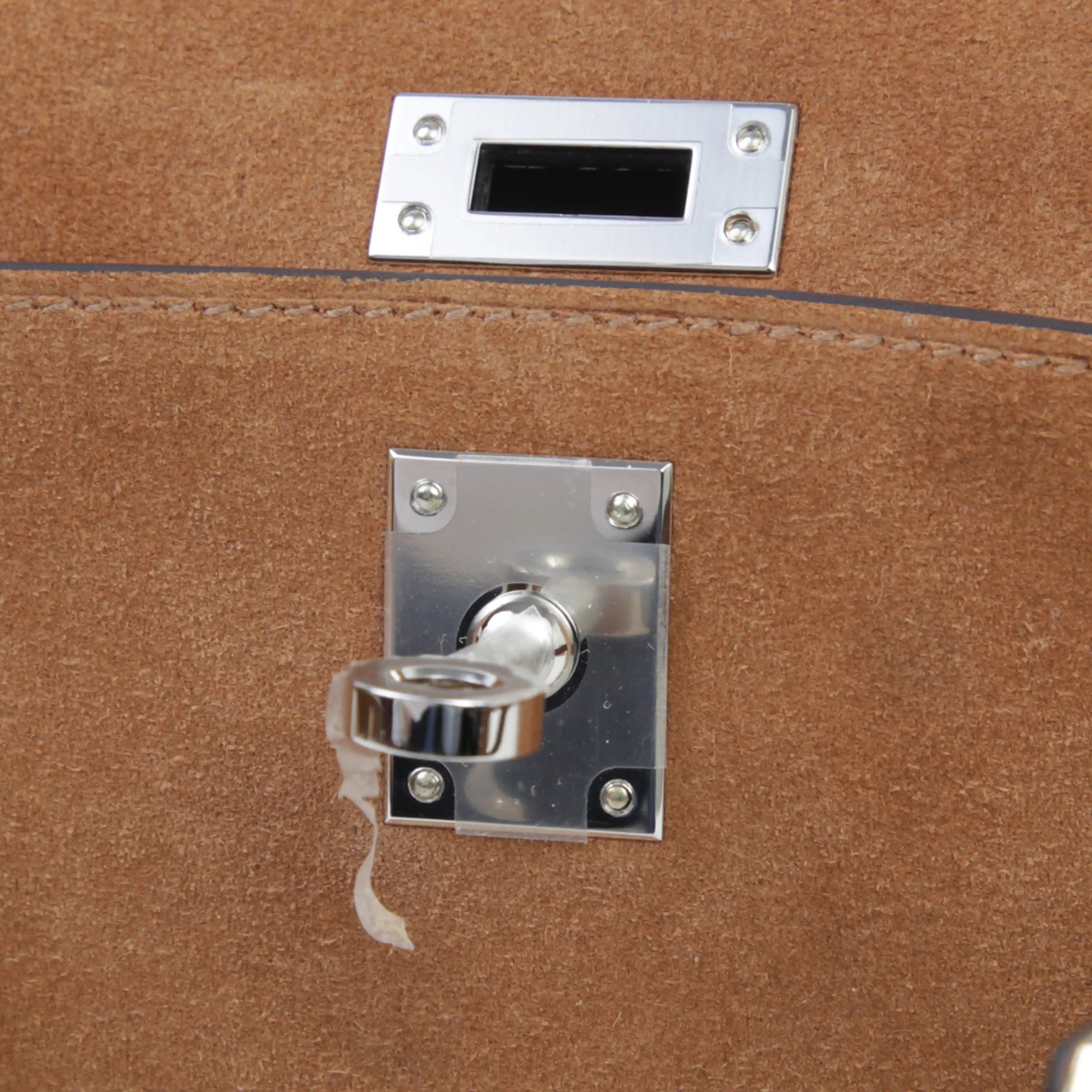 Minimal-Luxe Mini Structured Top-Handle II 20 Teddy Chamois Bag - view 4