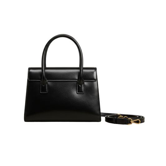 Dressy Miu Miu Solitaire Shiny Leather Black Bag - view 2
