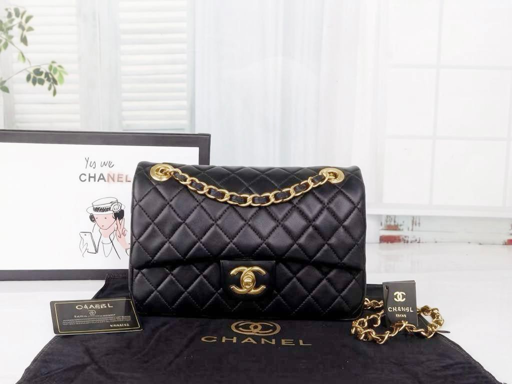 Elevated Classic Double Fl Lambskin Bag - view 4