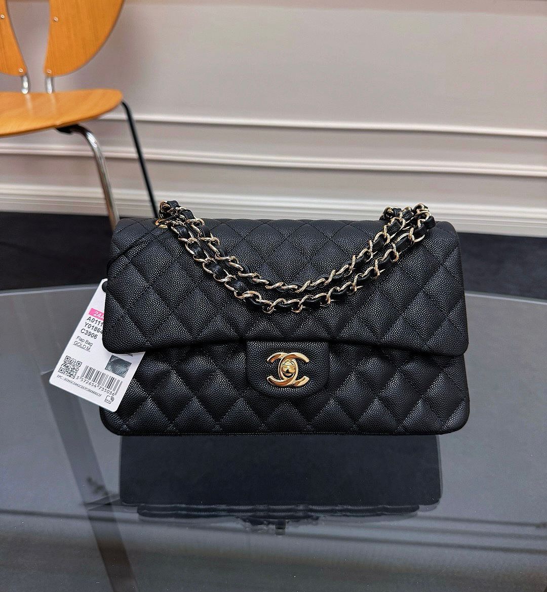 Sharp Classic Fl Black Calfskin Bag - view 5